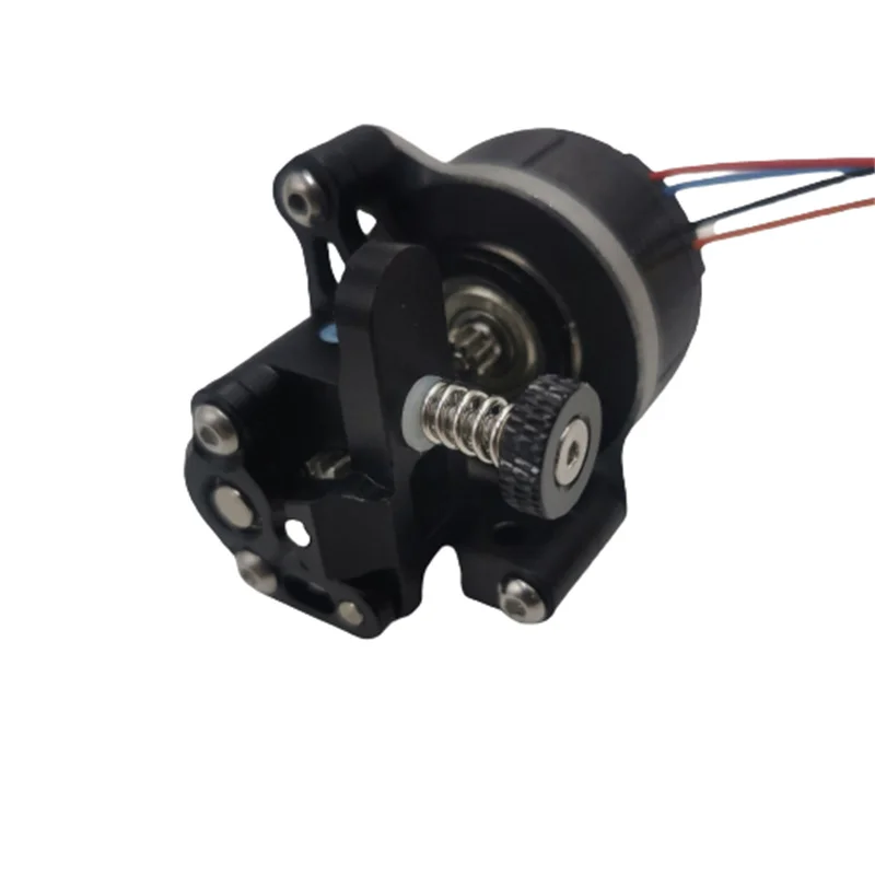 Funssor Black Aluminum Cnc Machined Sherpa Micro Extrusora Kit Todo o Metal com Pancake Motor