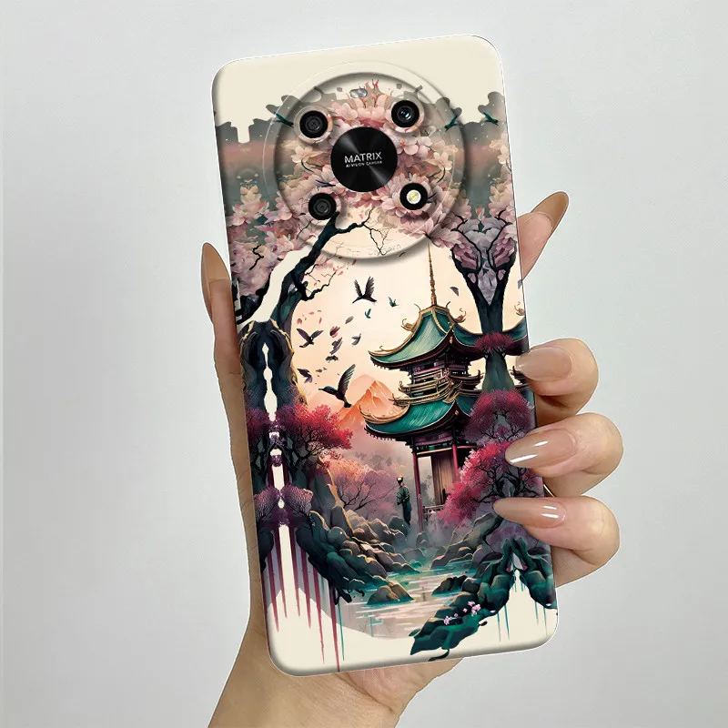 Sweet Painted Soft Silicone Phone Case - Cute Printed Design Cover