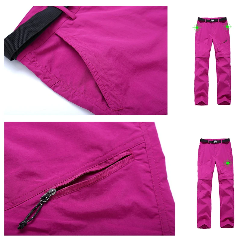 TRVLWEGO Camping Hiking Pants Women Summer Outdoor Quick Dry Removable Mosquito Control Climbing Trekking Hunting Trousers soft shell pants,women hiking pants