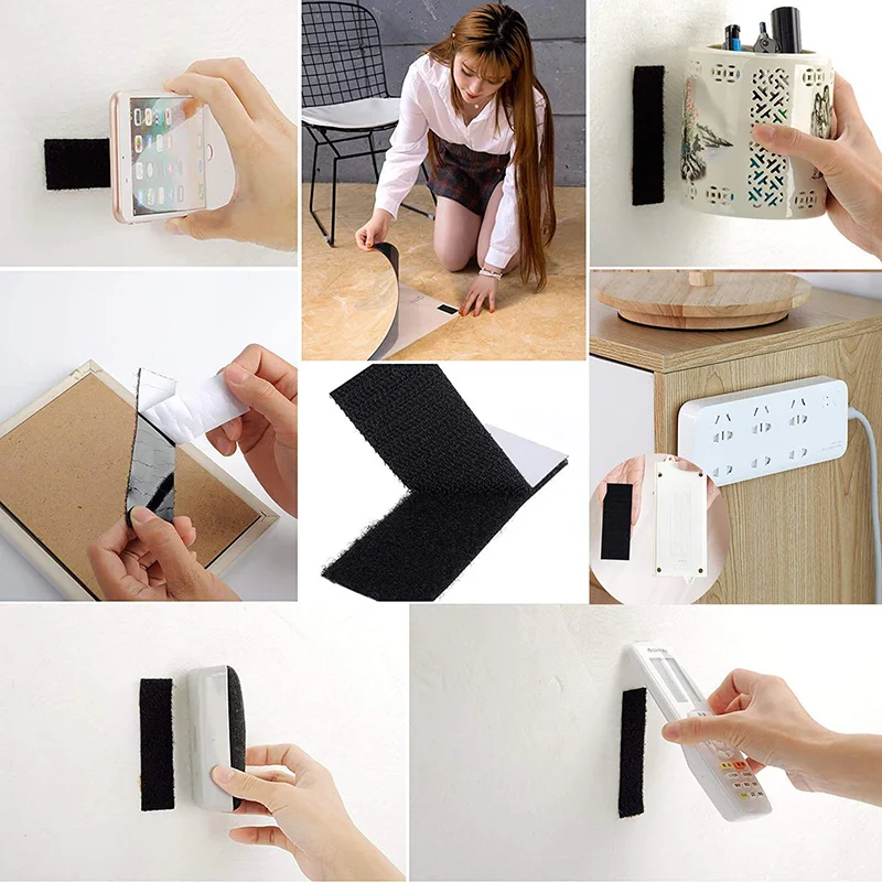 5M/Pairs Self Adhesive Hook and Loop Fastener Tape for DIY Craft hook and loop fastener tape