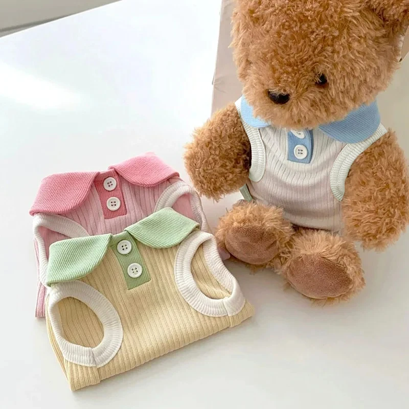 Pet Dog Shirt Summer Dog T-shirt Thin Dog Clothes for Small Medium Dogs Breathable Puppy Clothes Chihuahua Clothing Accessories