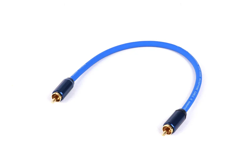 RCA-Kabel, RCA-Stecker auf Stecker, Stereo-Audio-Verlängerungskabel, Konverter, abgeschirmte Leitung für Heimkino, Verstärker, HiFi-System, Lautsprecher – Detail 4