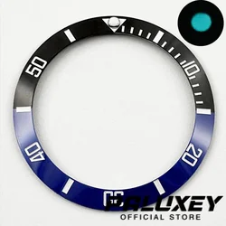 Multicolor Sloping Ceramic Bezel Insert (Black Blue)