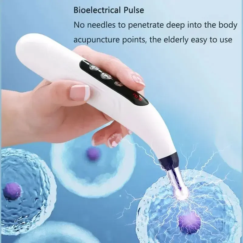 Portable Handheld High Frequency Skin Therapy Wand Machine for Acne Massage Skin Rejuvenation Tightening Wrinkle Reducing Tool