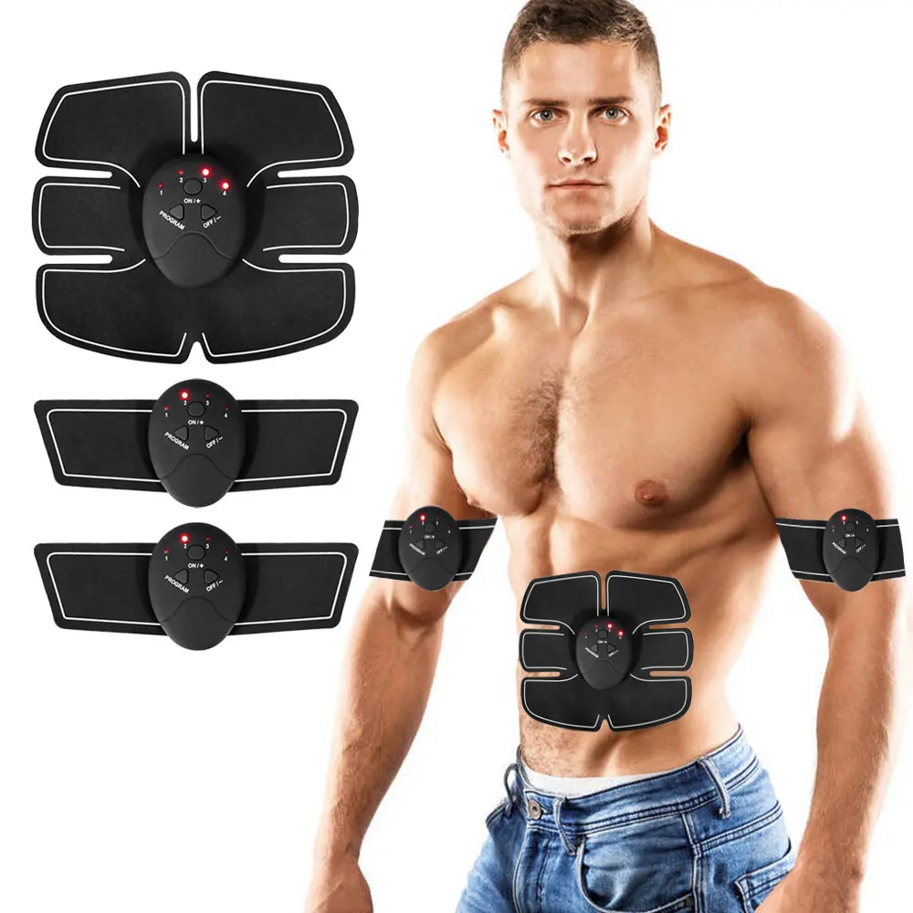 Wireless EMS Muscle Toner for Hips, Arms, and Abdomen - Smart Slimming Fitness Trainer