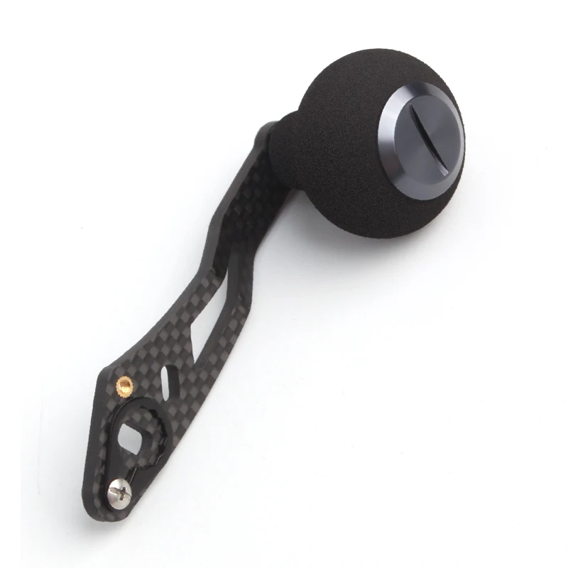 Kawa Fishing Reel Handle Carbon Fiber Materails With Eva Knob Fishing Rocker Length 92mm Hole Size 8X5 And 7X4mm Suit Ab/D/S DIY