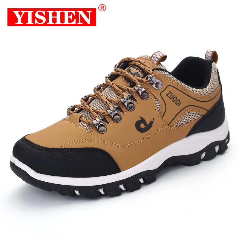 

YISHEN Hiking Shoes Lightweight Men Sneakers Outdoor Sport Shoes Trekking Walking Shoes Tactical Sneakers Entrenadores De Hombre