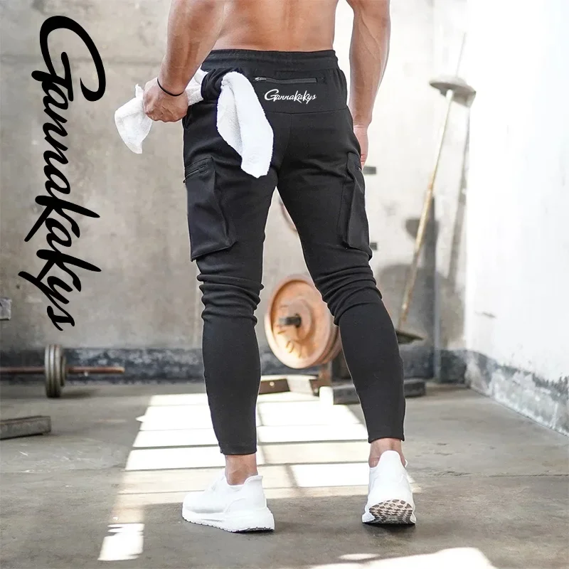 Men Fishing Pants Motion Fishing Pants Men's Sports Backband Moisture Absorbing Camo Pants Running Training Slim Fit Cycling