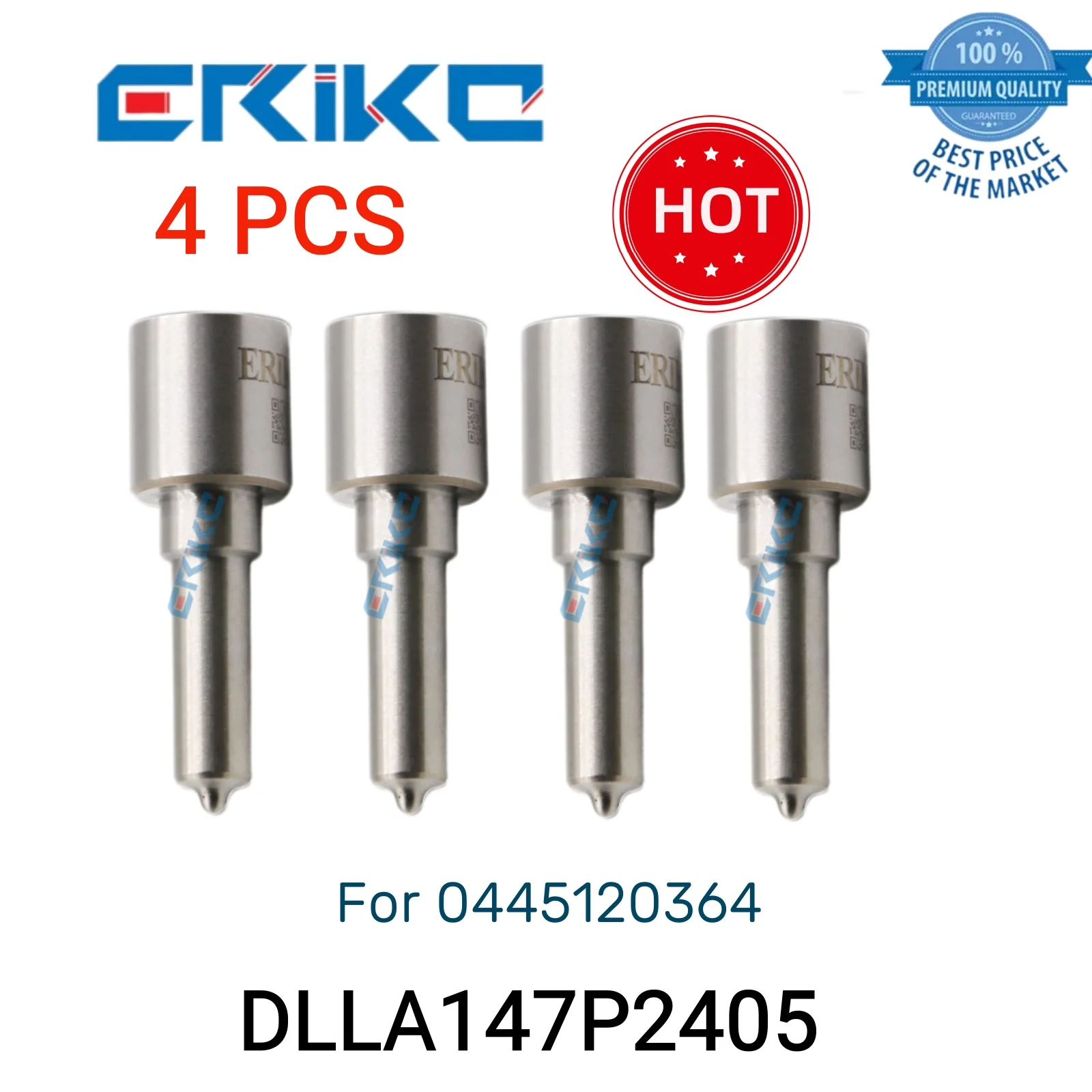 

Форсунка струйная DLLA147P2405 0 433 172 405 DLLA 147 P 2405, 4 шт.