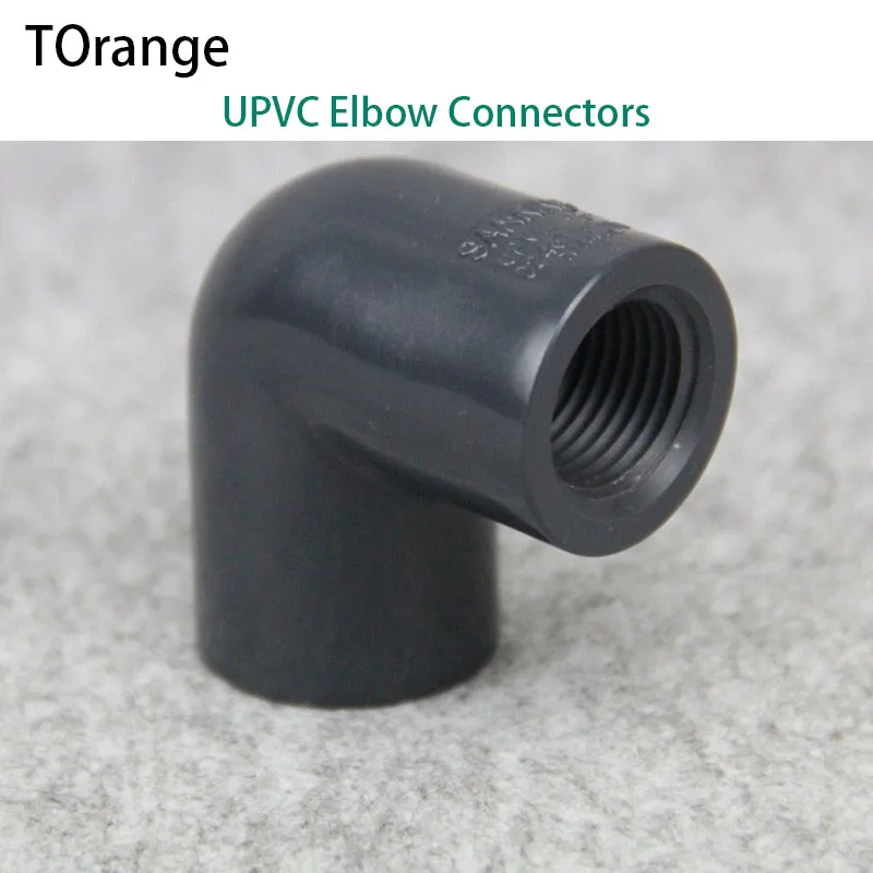 

UPVC Elbow Connectors Aquarium Fish Tank Adapter Garden Irrigation Water Pipe Joints 1 Pcs