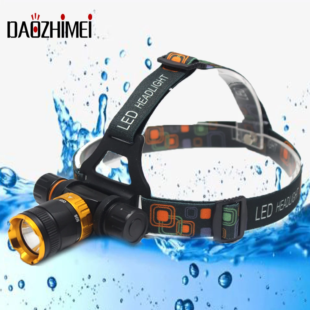 Diving Headlamp Underwater Led Flashlight Headlamp Diving T6 Xmlt6