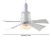 E27 Screw Head LED Fan Light Remote Control Three Color Dimming Detachable Fan Leaf for Kitchen Bedroom Smart Silent Use 85-265V 2