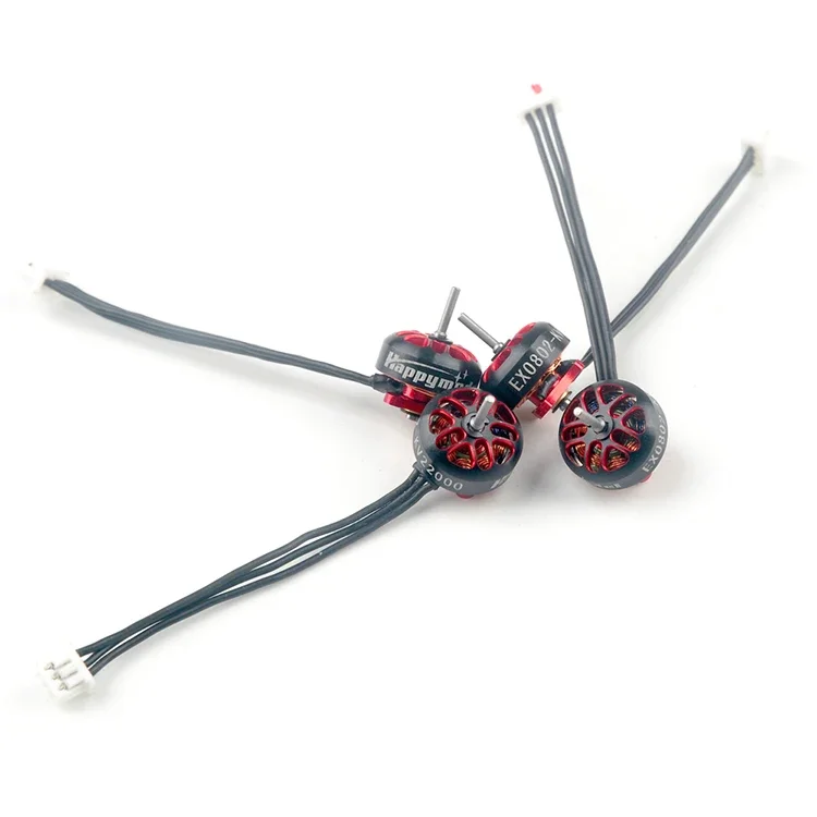 

4 шт. HappyModel EX0802 14000KV 19000KV 22000KV 1-2S бесщеточный двигатель для RC FPV Racing Freestyle Mobula6 HD Tinywhoop беспилотные
