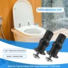 Toilet Seat TOP FIX Seat Hinge Hole Fixings Well Nut Screw Rubber Back to Wall Pair 5