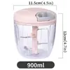 Manual Garlic Press 500/900ml Kitchen Garlic Masher Food Chili Garlic Crusher Chopper Masher Machine Kitchen Accessories 3