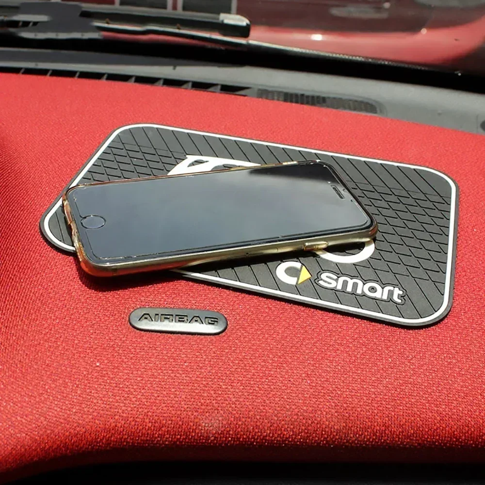 Auto interior dashboard phone fixed Silicone non-slip mat Center console Storage Pads for smart 450 451 453 forfour fortwo car dashboard mat non slip dash mat car non slip mat silicone anti skid pad silicone anti slip pad non slip mat