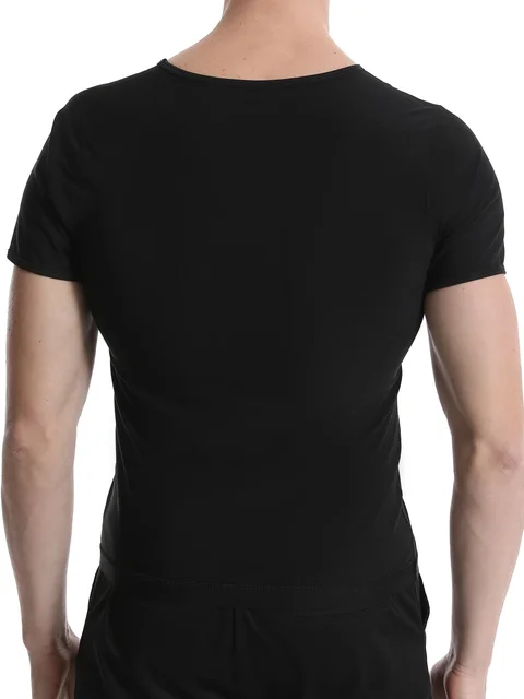 Men's Sauna Suit Shirt - Heat Trapping Sweat Compression Vest, Shapewear Top, Gym Exercise Versatile Shaper Waist Trainer 4