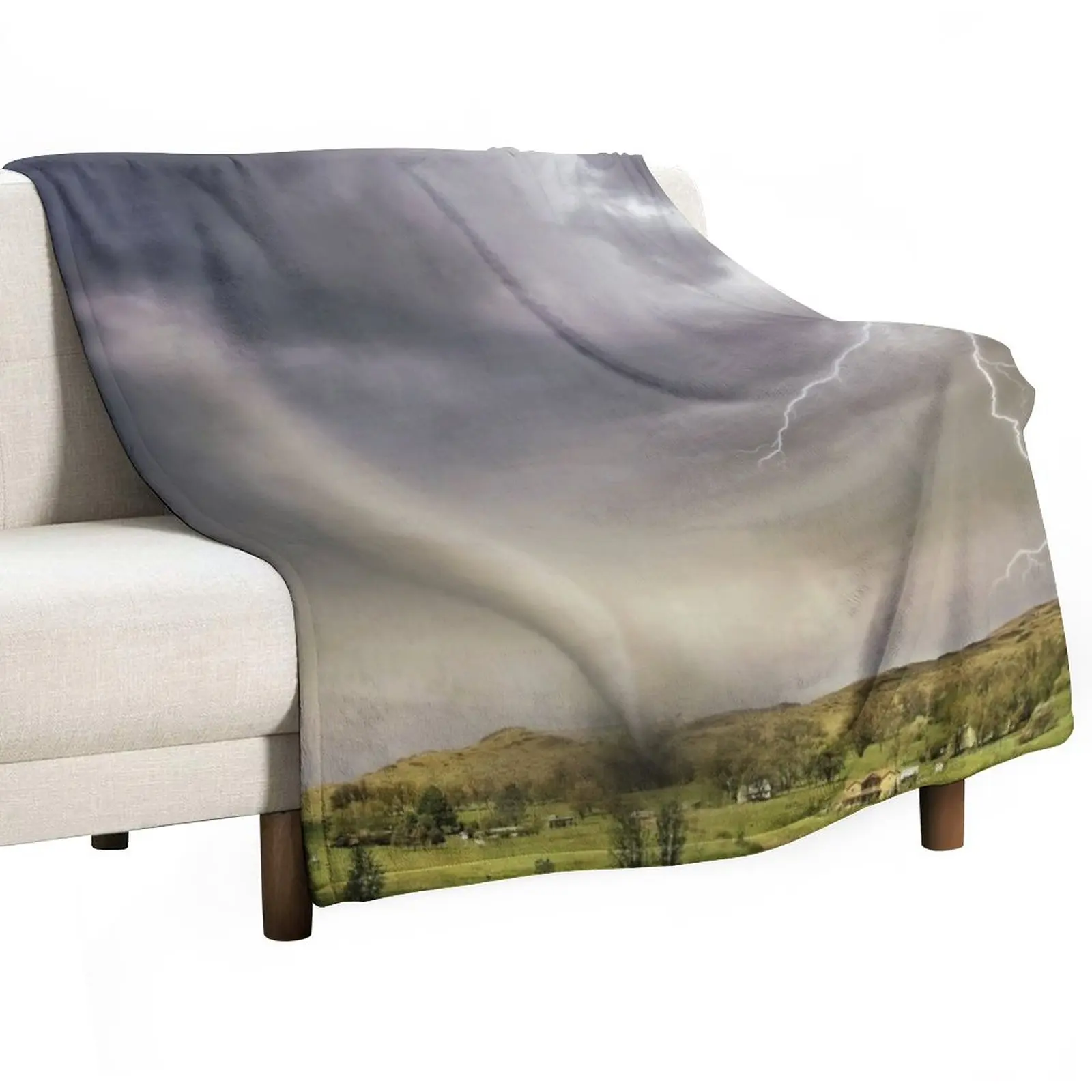 

Tornado storm Throw Blanket Decorative Sofa Blankets Blanket For Decorative Sofa