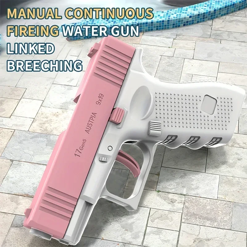 Dynamic Continuous Firing Summer Water Gun with Manual Chambering