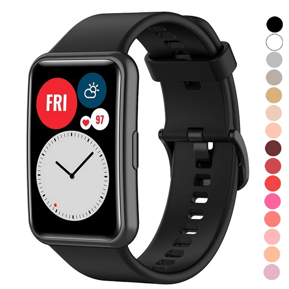 Waterproof Silicone Sport Band for Smartwatch Replacement with Tool