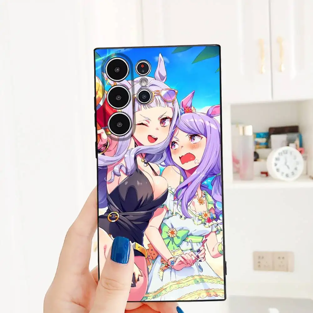 Frosted Non-Slip Anime U-Umamusume Phone Case - Full Cover Soft Case