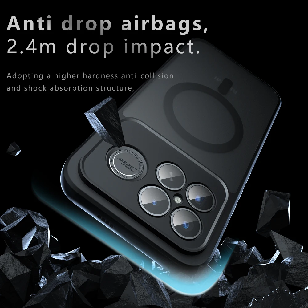 Magsafe Magnetic Wireless Charging Shockproof Back Cover Case