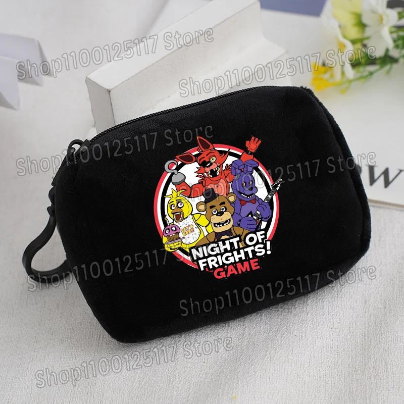 Cute Coin Purse with Key Ring - Soft Zipper Square Wallet and Card Holder with Hanging Accessories