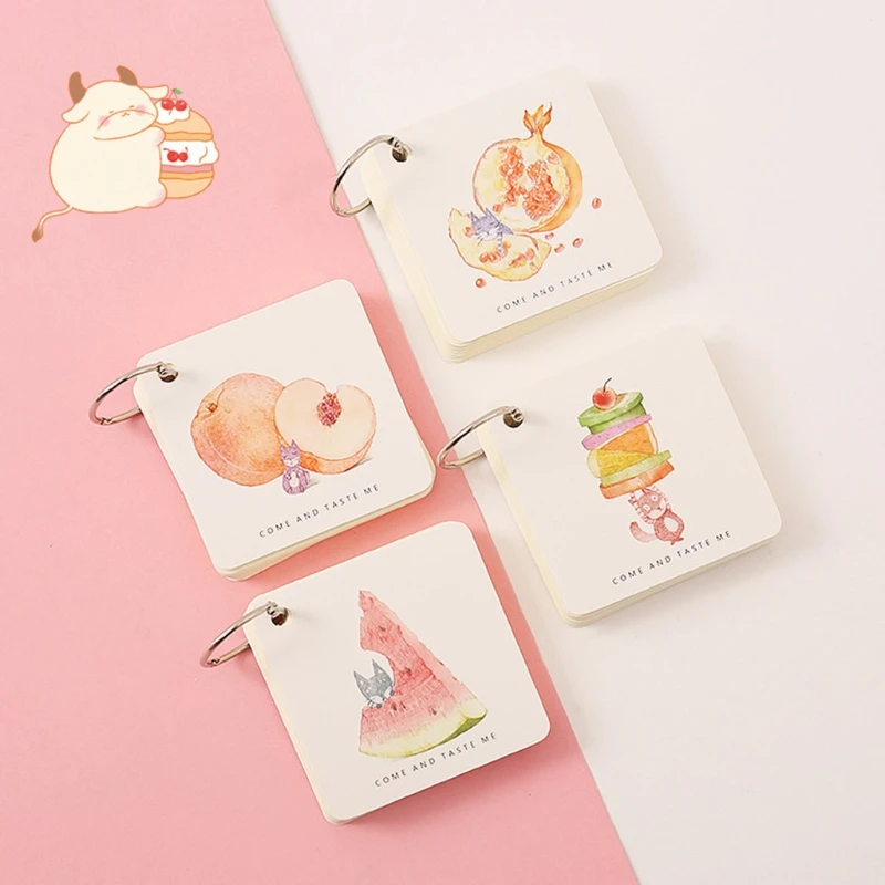 

B36C Портативная пустая папка для заметок, индексная карточка, набор бумаги для заметок с железным кольцом для переплета,