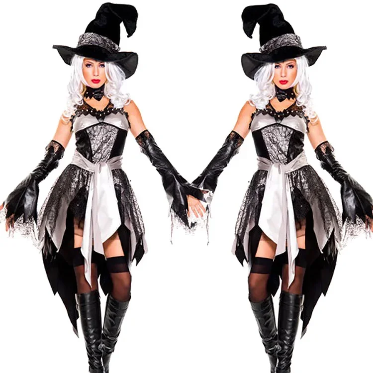 

new arrive Sexy Witch Costume Deluxe Adult Womens Magic Moment Costume with hat halloween costumes