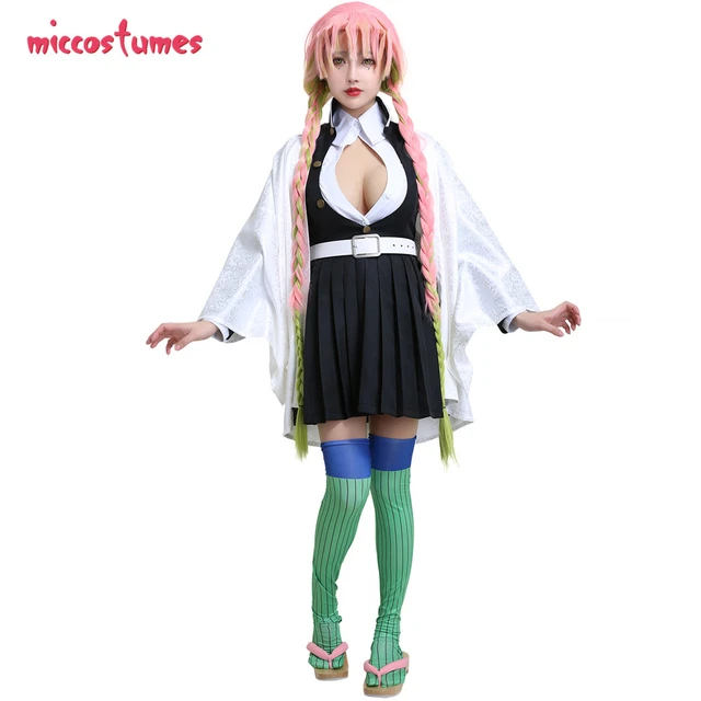 miccostumes Womens Girls Kimono Cosplay Costume with Bamboo