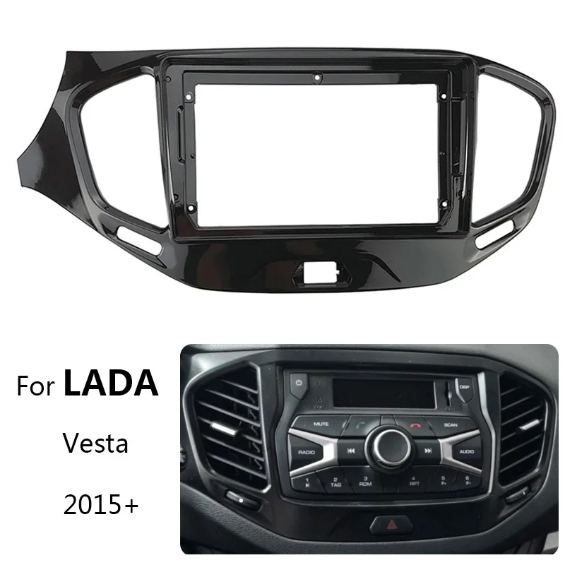 LADA Vesta 2015 2019 비디오 패널 플레이어, 오디오 대시, 2 Din 프..