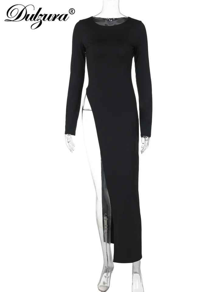 chinese dress ladies ATM Anthony Thomas Melillo Women's Modal Rib Long Sleeve Deep V-Neck Midi  Dress