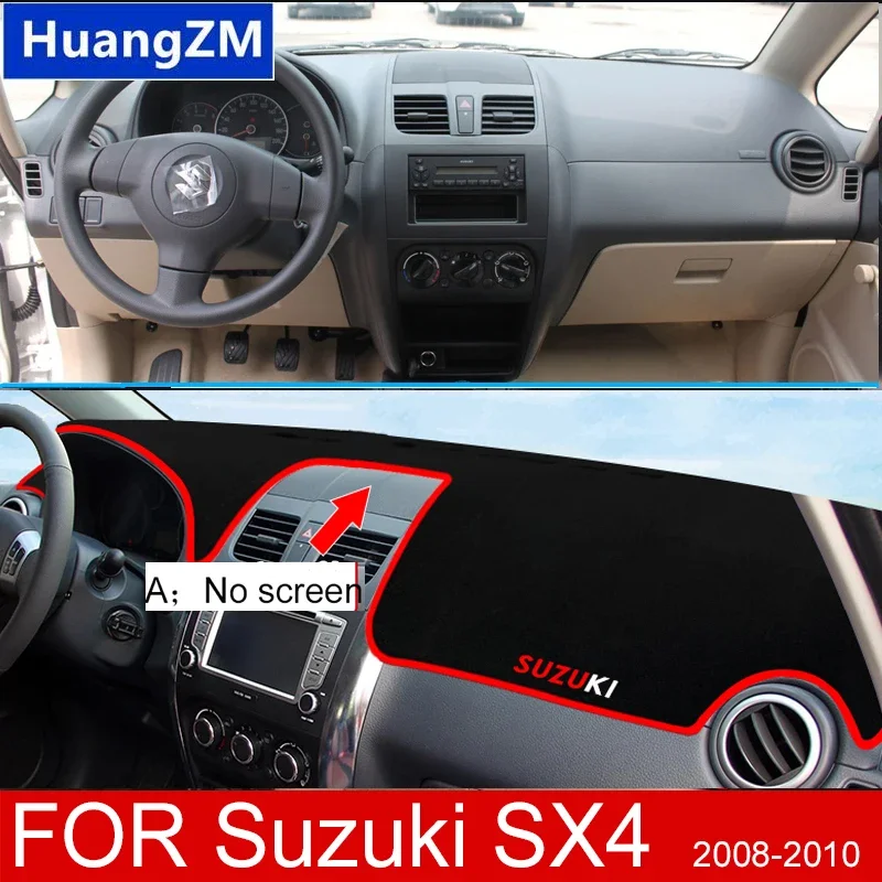 Anti-Slip Mat Dashboard Cover Pad Sunshade Dashmat for Suzuki SX4 2008 2009 2010 Maruti