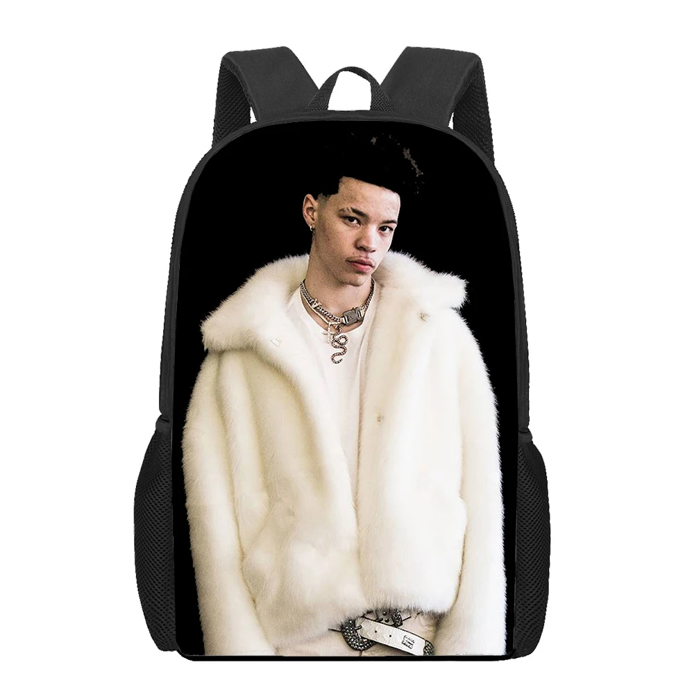 Lil Mosey Rapper Kids School Bags 3D Print Children Book Bags for Girls Boys Orthopedic Schoolbag Primary Backpacks Mochila
