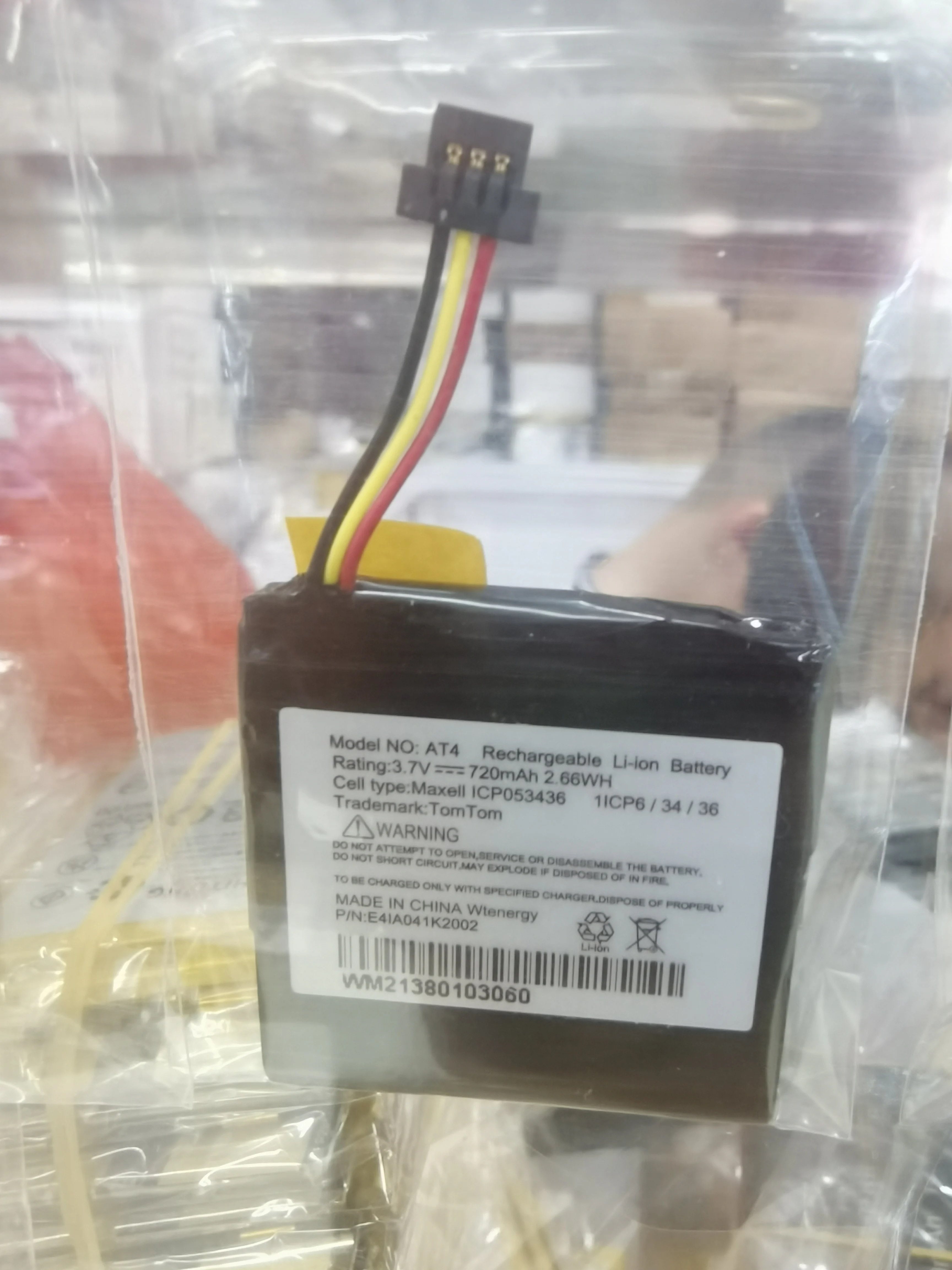 

Аккумулятор TOMTOM AT4 720 мАч