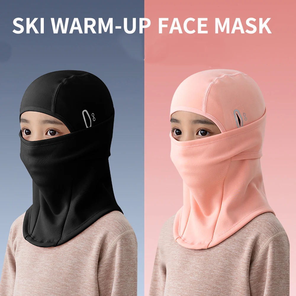 Children's ski warm headgear outdoor windproof cold-proof cycling mask helmet lining balaclava hat men and women