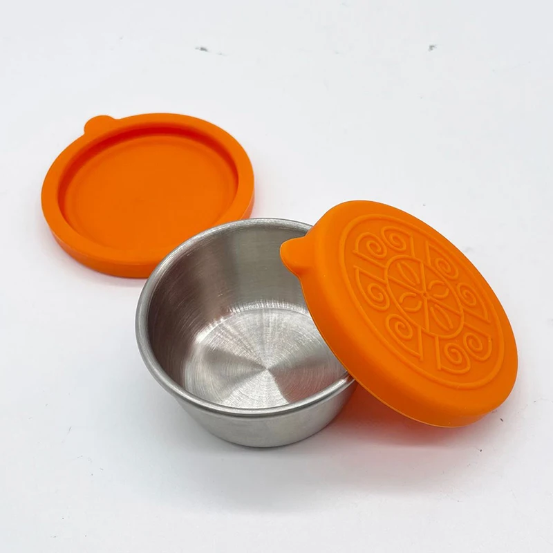 

1pc Salad Condiment Containers with Lids Leak Proof Dipping Sauce Cups 1PCS Reusable Salad Box for Lunch Box Picnic Travel