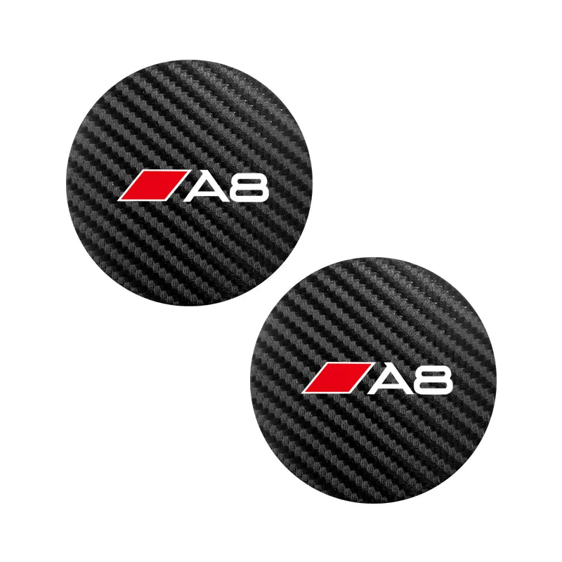 Premium Leather Car Coaster Set - Anti-Slip Water Cup Pads