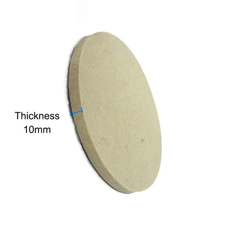 5 x Adhesive Polishing Buffing Wheel Wool Felt Polish Polisher Disc Pad for Jewelry Car Polisher 50 mm