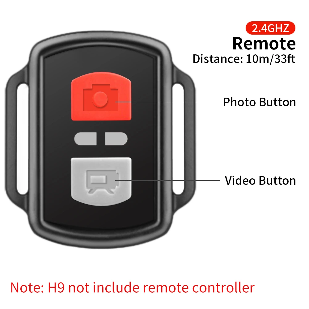 Caméra D'action Ultra HD 4K étanche Avec Télécommande Et Casque - Neuve