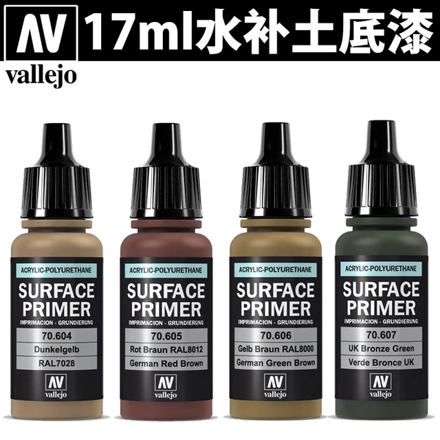 Vallejo 70.612 NATO Green Waterbased Surface Primer 17ml — White