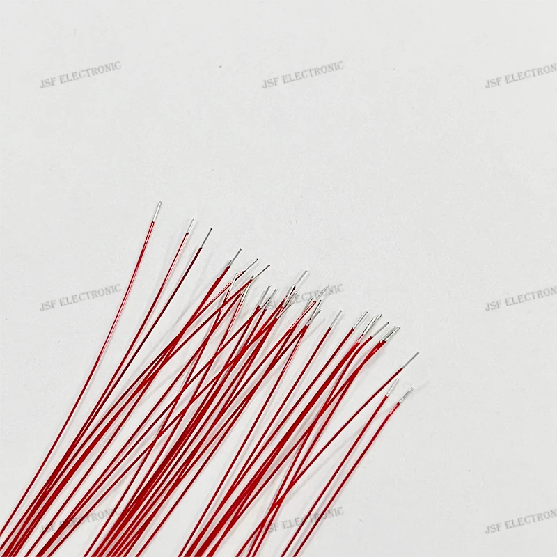 20pcs Thermistor NTC MF52B 5K 10K 100K Pure copper Enameled Wire Temperature Probe temperature sensor L30-80mm Thermal Resistor