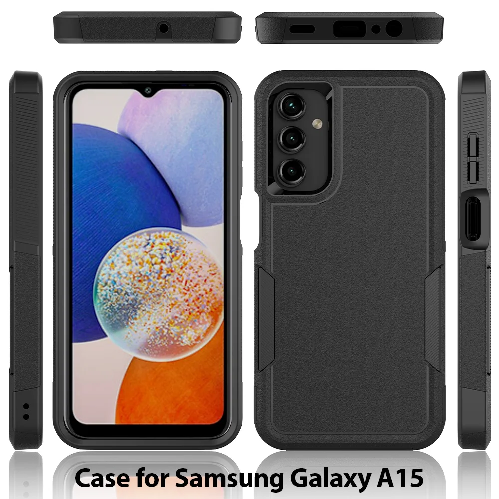Custodia per armatura in TPU/PC per Samsung Galaxy A15 5G/4G A156 A155 Funda Capa 2in1 Custodia protettiva antiurto a doppio strato per cellulare - Image 6