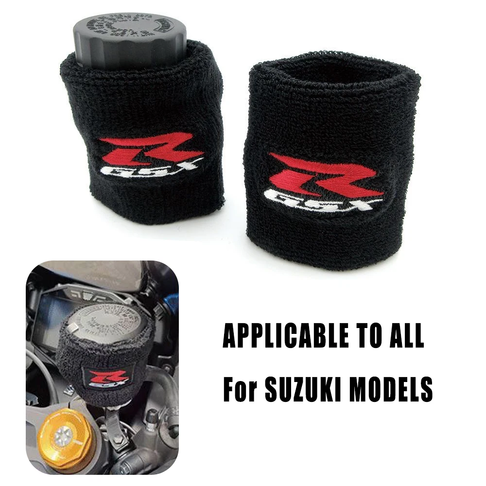 

Универсальный мотоциклетный чехол для верхней бутылки насоса SUZUKI GSXR, крышка бутылки тормозной жидкости, защитный чехол, декоративная защита для запястья