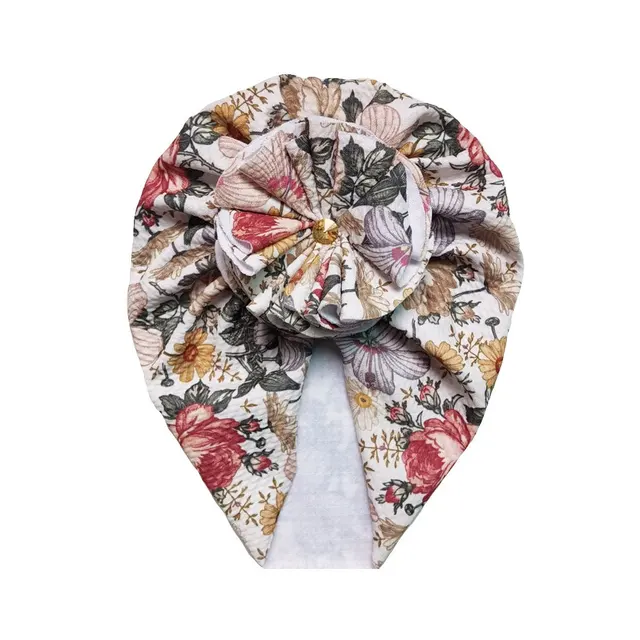 Knot Bow Baby Headbands Toddler Headwraps Baby Flower Turban Hats Babes Caps Elastic Hair Accessories 2021 New 38