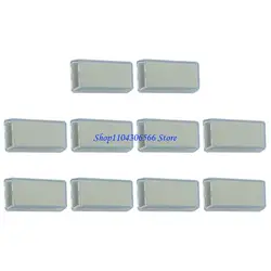 Durable Translucent Keycap Set with Removable Cover - 10 Keys, ABS Transparent Material (B)