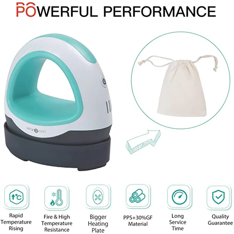 htvront portátil mini máquina da imprensa de calor diy fácil aquecimento transferência de ferro em máquinas para sacos de roupas chapéus almofadas impressão