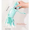 Dog Rope Chew Toy Straw Head Braided Knot Doll Squeaker Sound Toy Molar Dog Toy Pet Training Pet Interactive Toy Pet Supplies 2