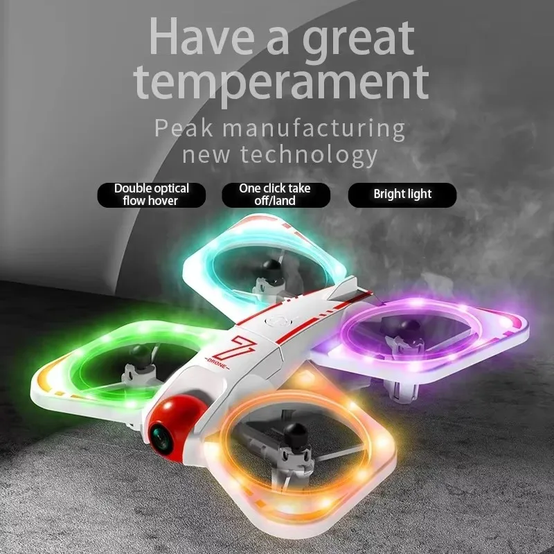 Drone CZ07 avec caméra double, télécommande 2.4G, 8 min vol