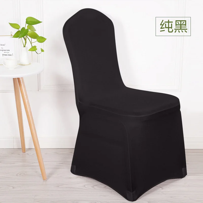 Elegant Red and White Elastic Chair Cover